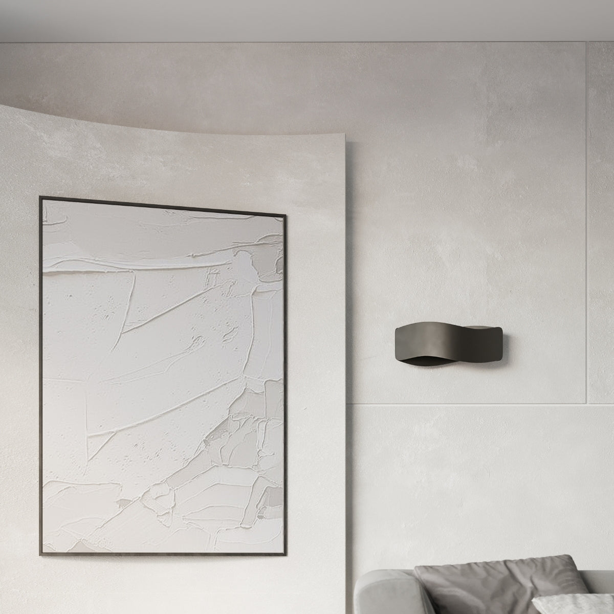 Aplique De Pared - 2-Light - Negro - Acero - G9 - IP20 - Clase I - 40 x 12 x 15 cm