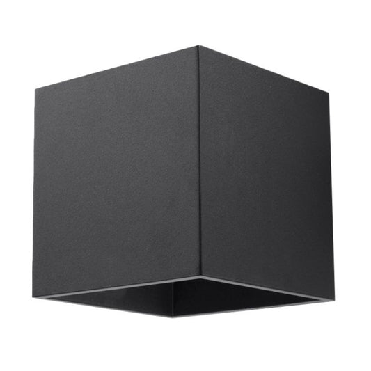 Luzara - Aplique de Pared - 1-Light - Negro - Aluminio - G9 - IP20 - Bombilla No Incluida - Quad