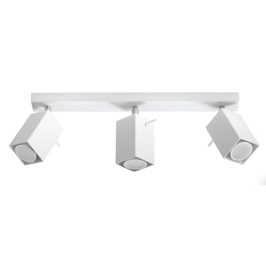 Luzara - Lámpara De Techo Mérida - 3-Light - Blanca - Acero - GU10 - IP20 - 45x6x16 cm