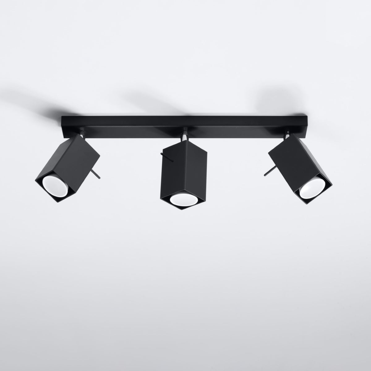 Luzara - Ceiling Light - 3-Light - Black - Steel Modern - GU10 - IP20 - Merida