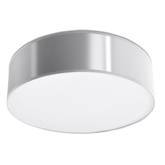 Luzara - Ceiling Light - 2-Light - Gris - PVC - E27 - IP20 - Arena 35 - Plafón Redondo Ø35 cm