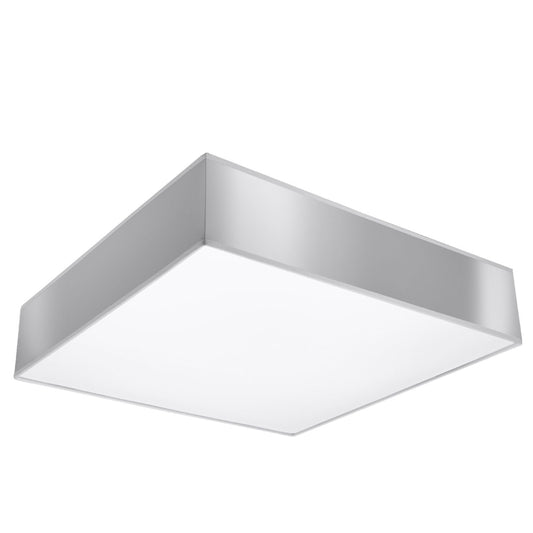 Luzara - Ceiling Light - 3-Light - Gris - PVC - E27 - IP20 - 45x45 cm