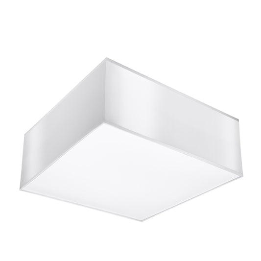 Horus - Lámpara de Techo - 1-Light Blanco - PVC - E27 - IP20 - 25x25x11 cm