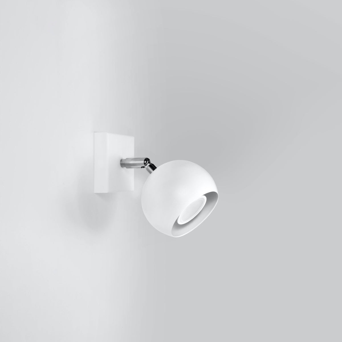 Luzara - Aplique de Pared - 1-Light - Blanco - Acero - GU10 - IP20 - 230V - 10 x 16 x 10 cm