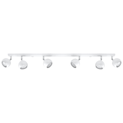 Luzara - Ceiling Light - 6-Light - Blanco - Acero - GU10 - IP20 - Bombilla No Incluida - 118 cm - OCULARE