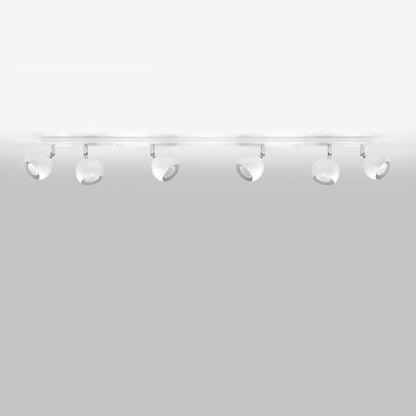 Luzara - Ceiling Light - 6-Light - Blanco - Acero - GU10 - IP20 - Bombilla No Incluida - 118 cm - OCULARE