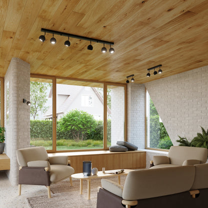 Oculare - Lámpara de Techo - 2-Light - Negro - Acero - GU10 - IP20 - 30 x 10 x 16 cm