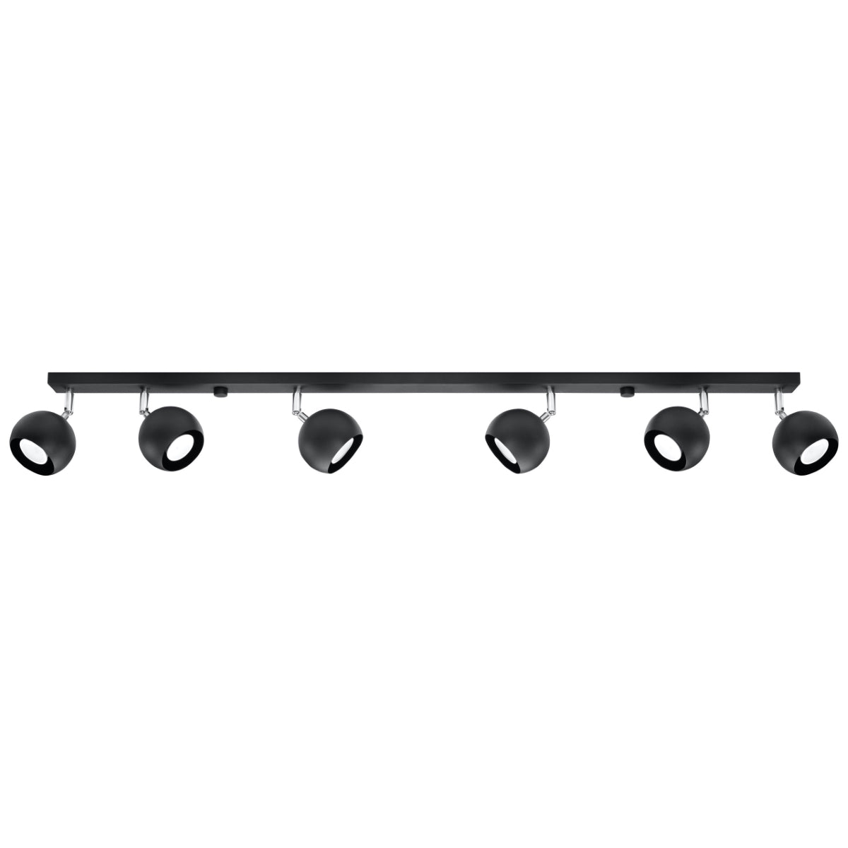 Oculare - Ceiling Light - 6-Light - Negro - Acero - GU10 - Bombillas No Incluidas - 118 cm