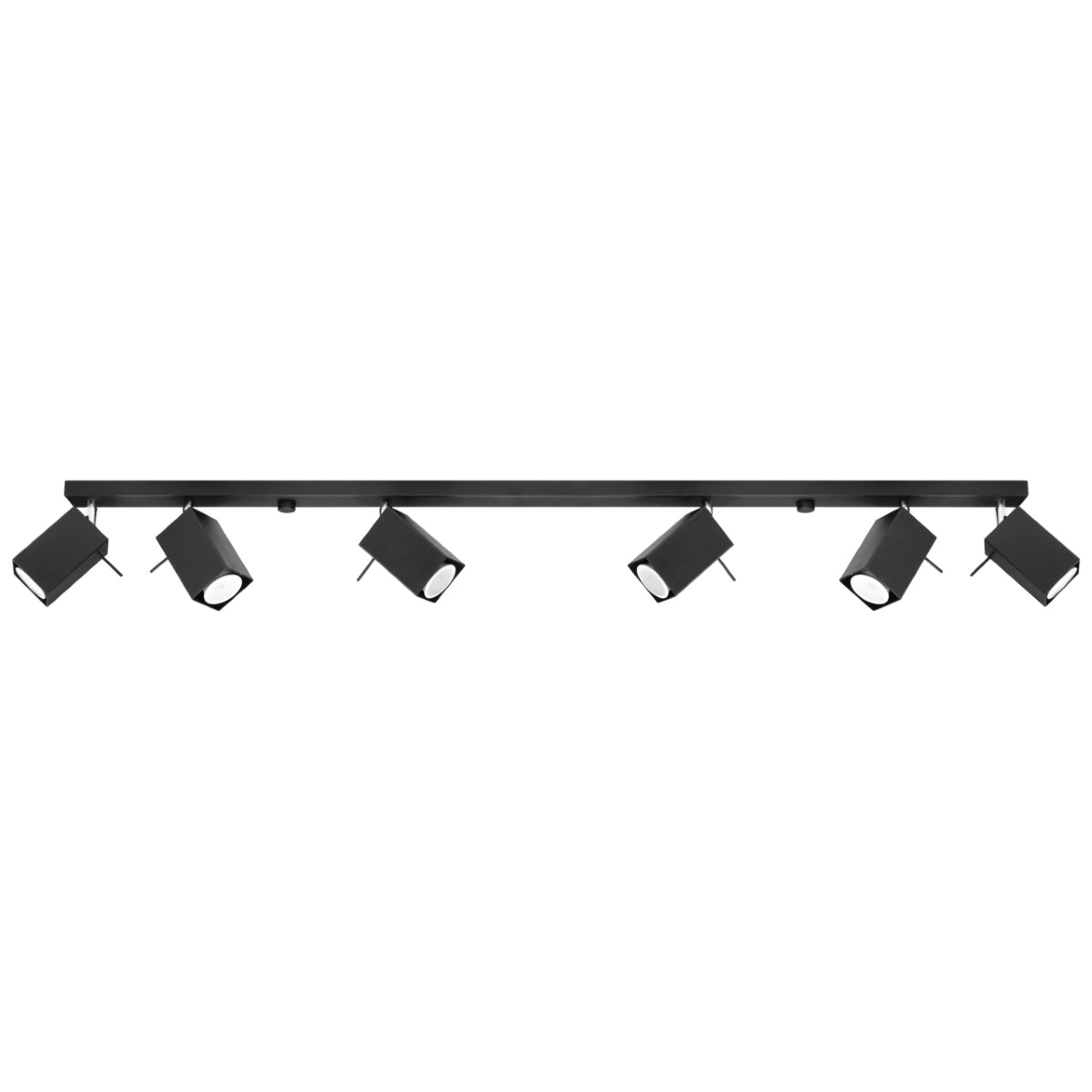 Luzara - Ceiling Light - 6-Light - Negro - Acero - GU10 LED - IP20 - Fuente de Luz No Incluida