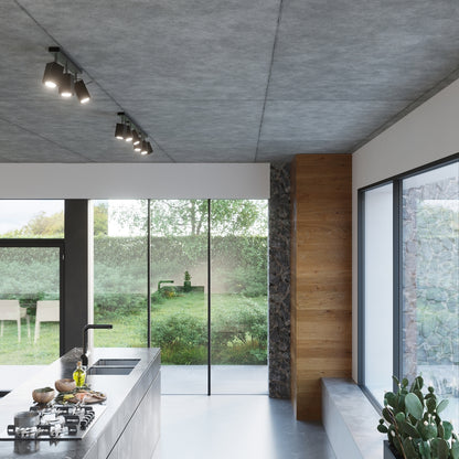 Luzara - Ceiling Light - 6-Light - Negro - Acero - GU10 LED - IP20 - Fuente de Luz No Incluida