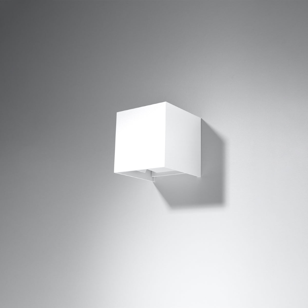 Aplique de Pared - LUCA LED Blanco - 1-Light - IP54 - Aluminio - 7W - 3000K - Dimmable - 10x10x10 cm