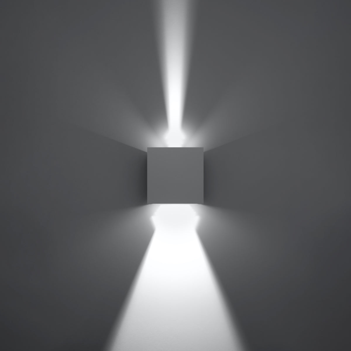 Aplique de Pared - LUCA LED Blanco - 1-Light - IP54 - Aluminio - 7W - 3000K - Dimmable - 10x10x10 cm