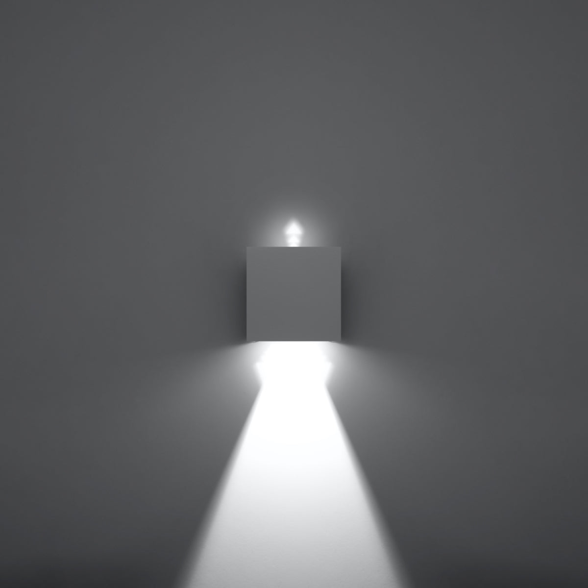 Aplique de Pared - LUCA LED Blanco - 1-Light - IP54 - Aluminio - 7W - 3000K - Dimmable - 10x10x10 cm