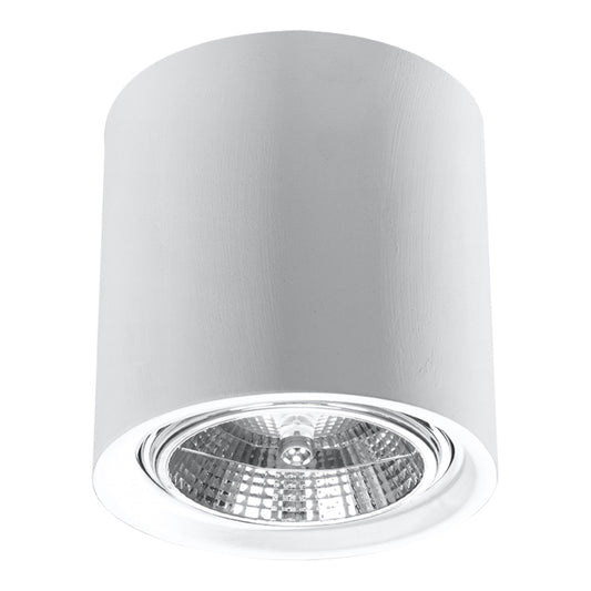 Aplique de Pared Cerámica - 1-Light Blanco - Cerámica - GU10/ES111 LED - IP20 - Diámetro 14,5 cm - KALU