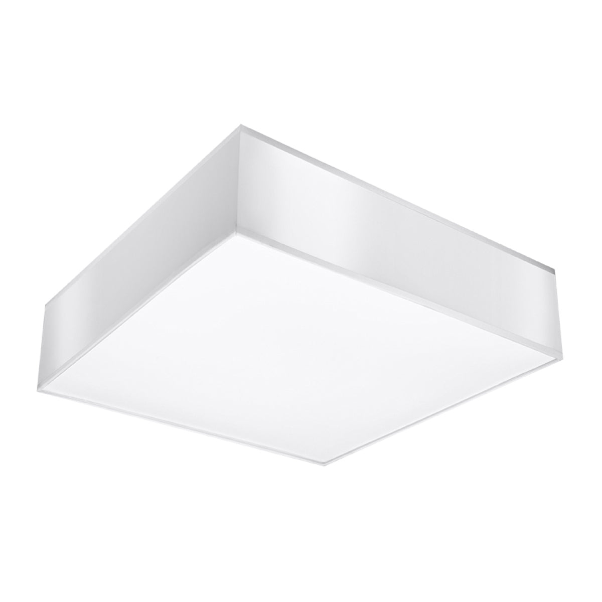 Luzara - Lámpara de Techo - 4-Light - Blanco - PVC - Bombilla LED No Incluida - IP20 - 55x55x11 cm - Horus 45