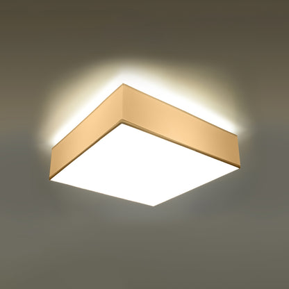 Luzara - Lámpara de Techo - 4-Light - Blanco - PVC - Bombilla LED No Incluida - IP20 - 55x55x11 cm - Horus 45