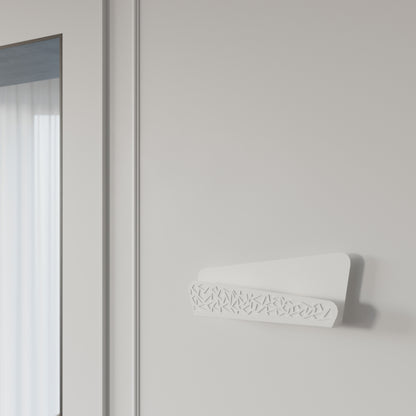 Aliza - Aplique de Pared - 2-Light - Blanco - Acero y PVC - G9 LED 2x8W - IP20 - Bombillas No Incluidas - 40 x 6 x 15 cm