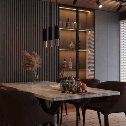 Luzara - Pendant Light - 1-Light - Negro Cobre - Metal - GU10 - 230V - IP20