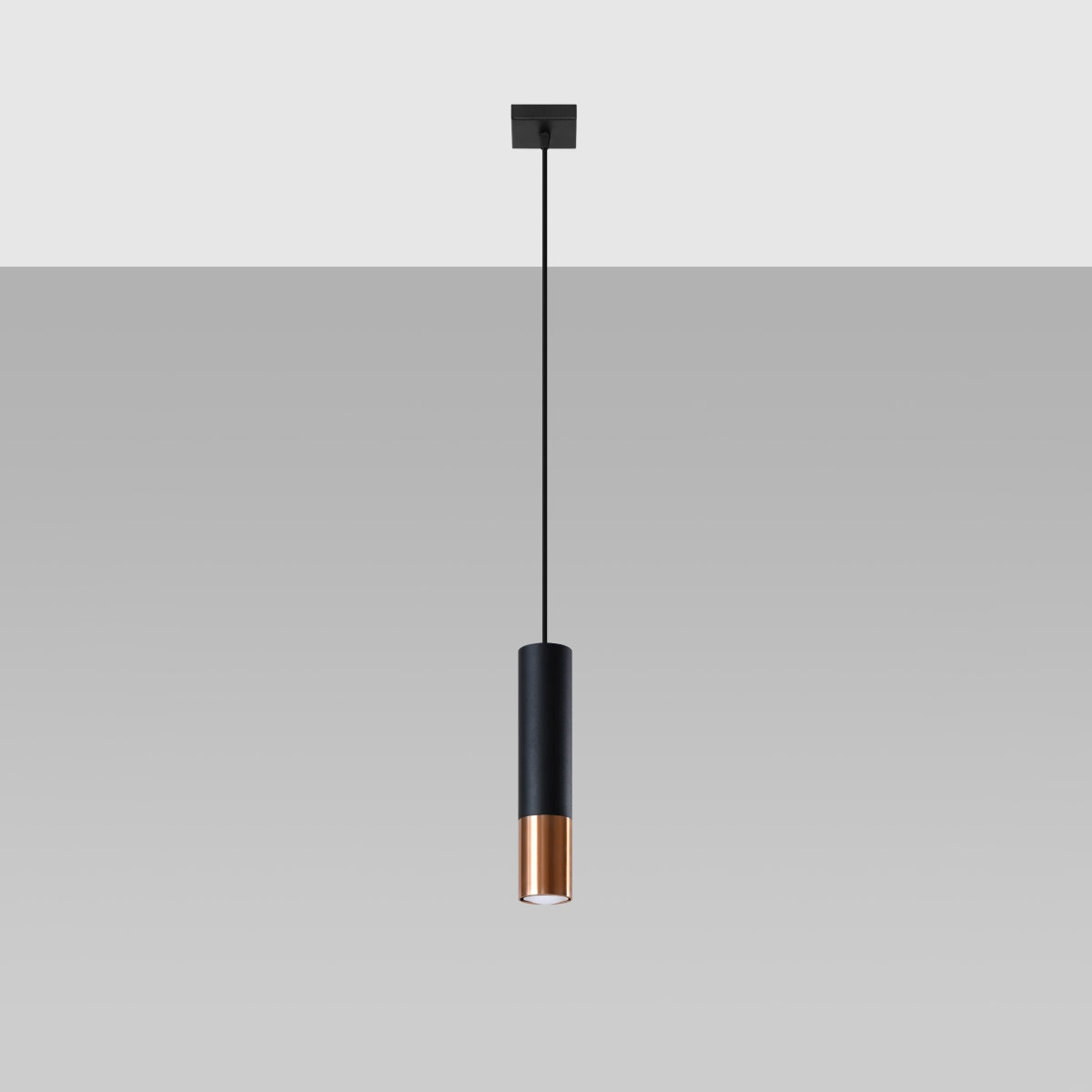Luzara - Pendant Light - 1-Light - Negro Cobre - Metal - GU10 - 230V - IP20