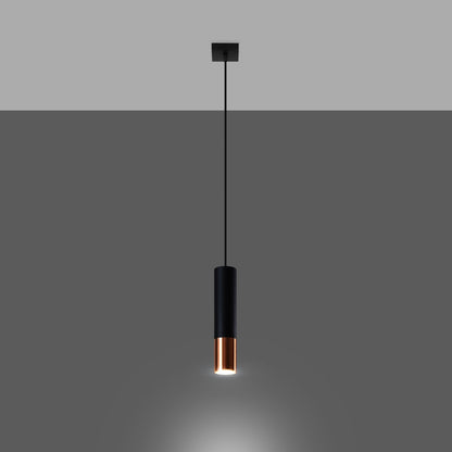 Luzara - Pendant Light - 1-Light - Negro Cobre - Metal - GU10 - 230V - IP20