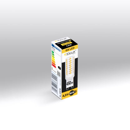 Luzara - Bombilla LED G9 - 4,5W - 450 lm - 3000K Warm White - LED Bulb - Serie Sun Light