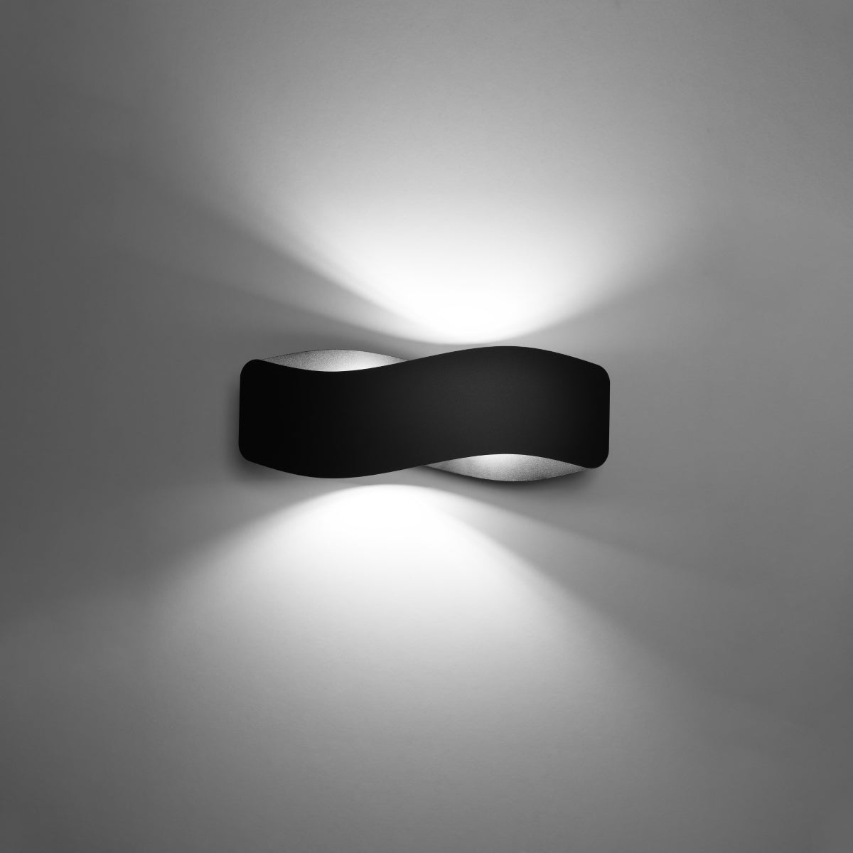 Aplique De Pared - 2-Light - Negro - Acero - G9 - IP20 - Clase I - 40 x 12 x 15 cm