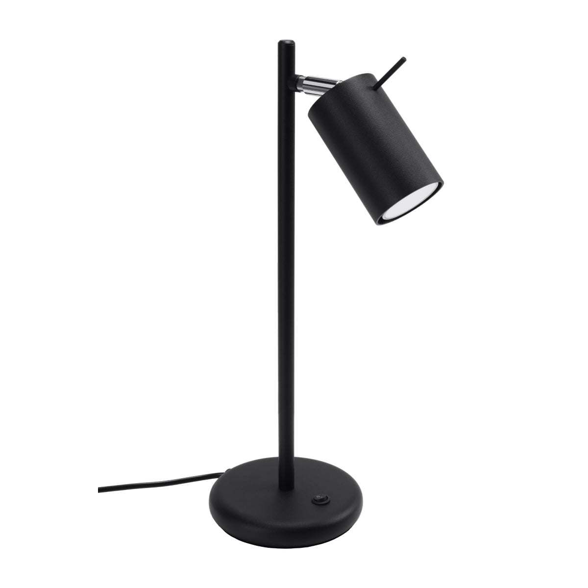 Luzara - Table Lamp - 1-Light Black Steel GU10 IP20 - RING Desk Lamp - Modern Minimalist