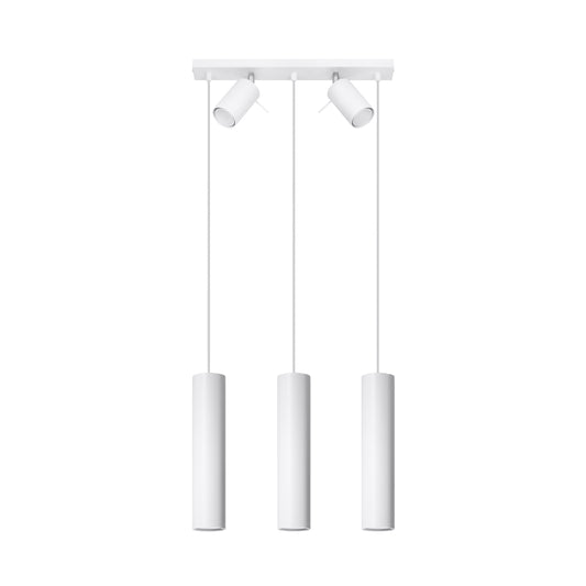 Luzara - Pendant Light - 5-Light - Blanco - Acero - IP20 - Bombilla No Incluida - 45/5/100 Cm