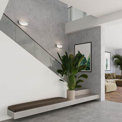 Aplique de Pared - 1-Light Blanco - Acero - G9 LED 8W - IP20 - Toni - 12 x 30 x 12 cm