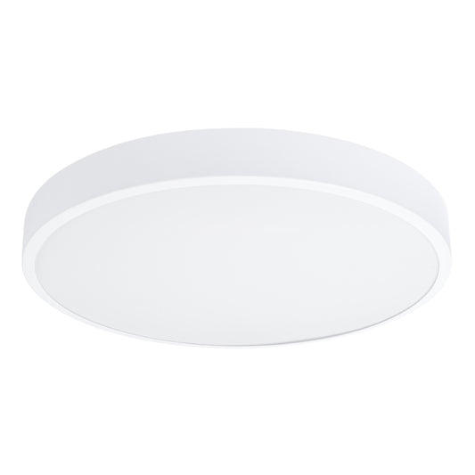 Luzara - Lámpara de Techo Redonda - 1-Light Blanco - Aluminio - LED Integrado 65W 5177lm 3000K - IP20 - Ø60 cm - Onyx