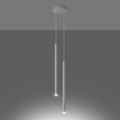 Luzara - Pendant Light - 2-Light - White - Steel - Modern - G9 LED - IP20 - 230V