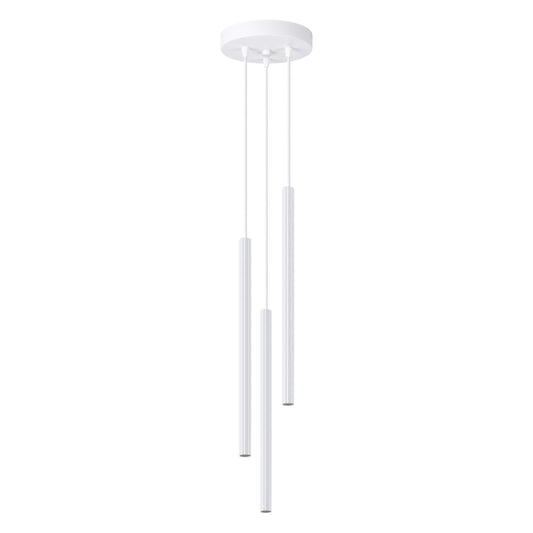 Arche - Lámpara Colgante - 3-Light - Blanco - Acero - G9 LED 8W - IP20 - 120 cm