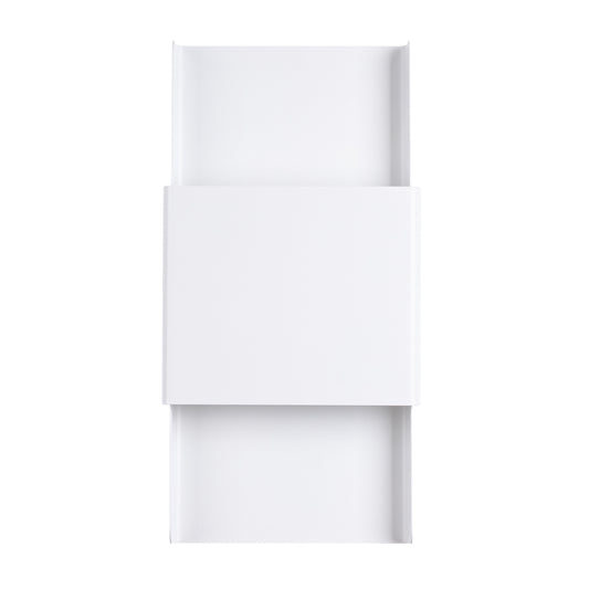 Luzara - Aplique de Pared - 2-Light Blanco Acero - G9 2x8W LED - IP20 - Fuente de Luz No Incluida - DURLIN