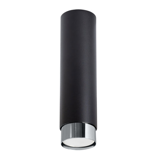 Luzara - Nero Ceiling Light - 1-Light - Black Chrome - Steel - GU10 - IP20 - 22,5 cm Alto