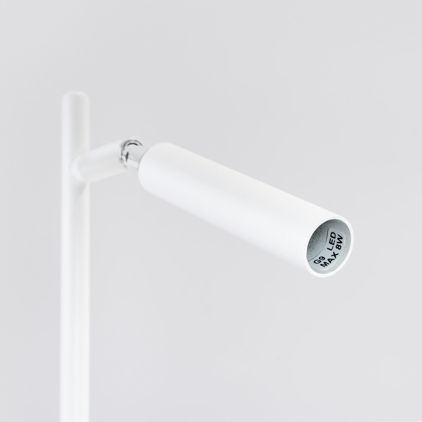 Pastelo - Table Lamp - 1-Light White Steel - G9 LED 8W Not Included - IP20 - 230V - 43 cm