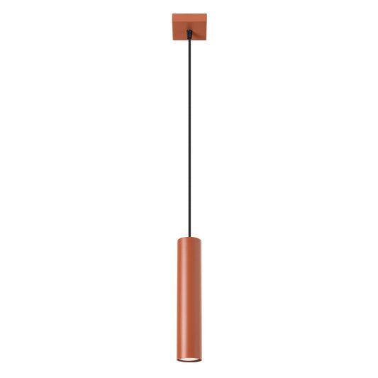 Luzara - Pendant Light Lagos - 1-Light - Ocre Rojo - Acero - GU10 - IP20 - 118 cm