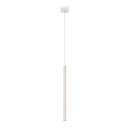 Luzara - Pendant Light - 1-Light Beige Metal - G9 LED 8W - IP20 - Modern Minimalista
