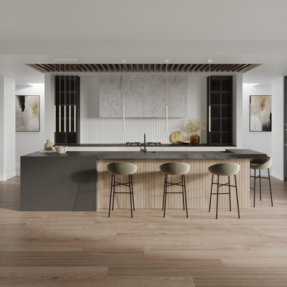 Luzara - Pendant Light - 1-Light Beige Metal - G9 LED 8W - IP20 - Modern Minimalista