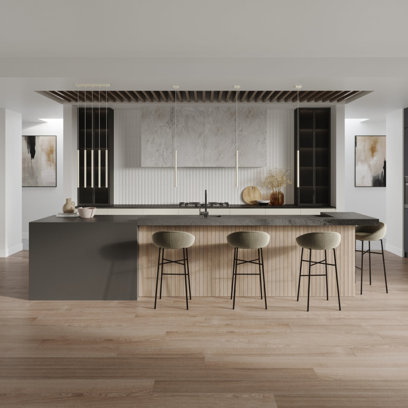 Aplique de Pared - 2-Light Beige - Acero - G9 LED - Bombilla No Incluida - IP20 - 50 cm - Pastelo