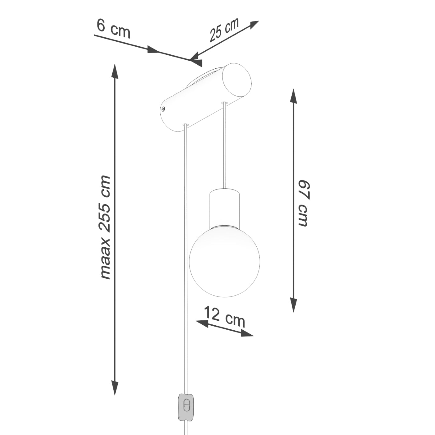 Luzara - Aplique De Pared - 1-Light G9 - Madera Natural Blanco - Madera Y Vidrio - IP20 - Dimensiones 6/25/67 cm