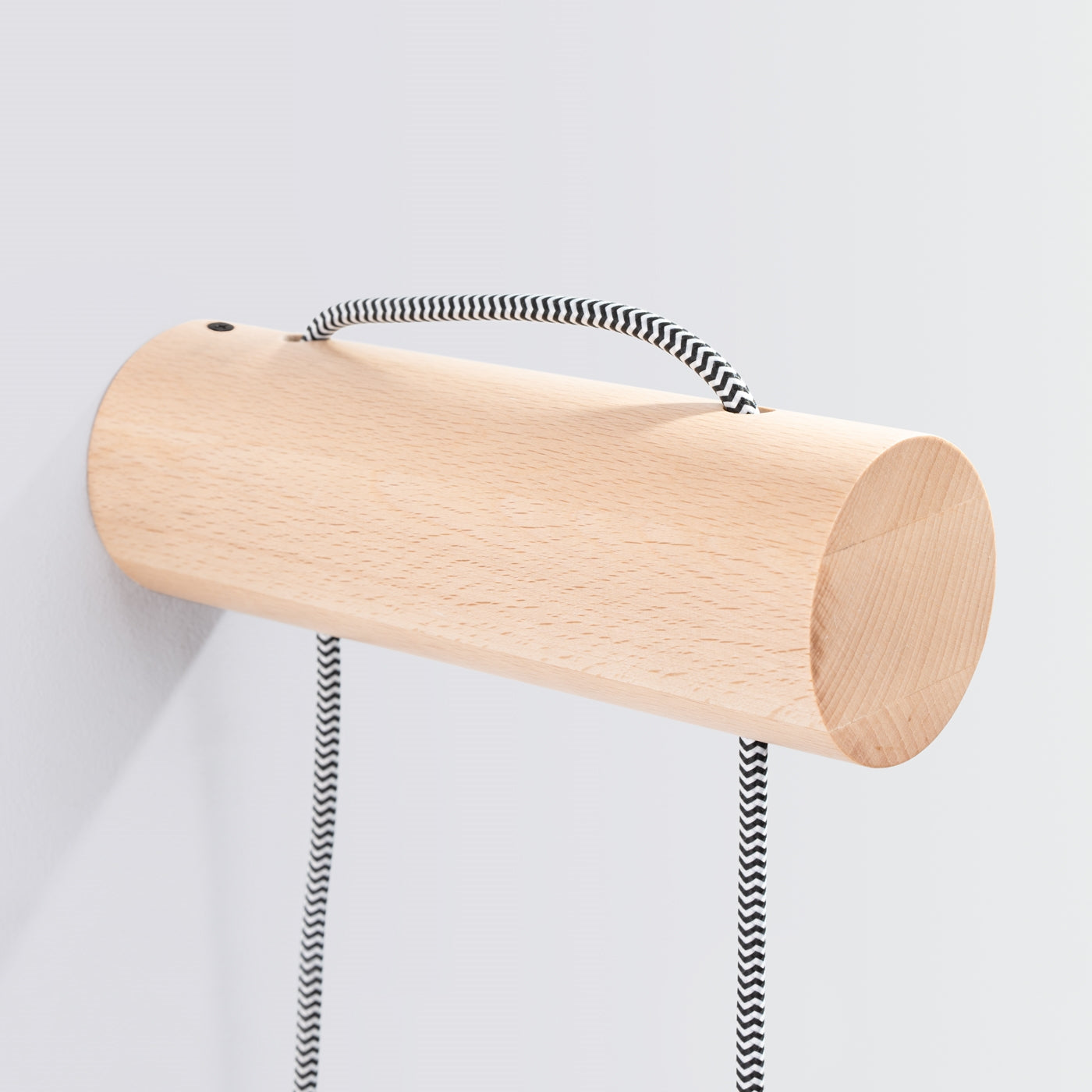 Luzara - Aplique De Pared - 1-Light G9 - Madera Natural Blanco - Madera Y Vidrio - IP20 - Dimensiones 6/25/67 cm