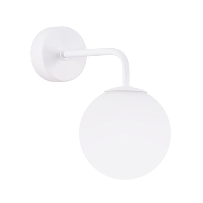 Luzara - Aplique de Pared - 1-Light - Blanco - Acero y Vidrio - G9 8W - IP20 - 10 x 22 x 21 cm - Astral