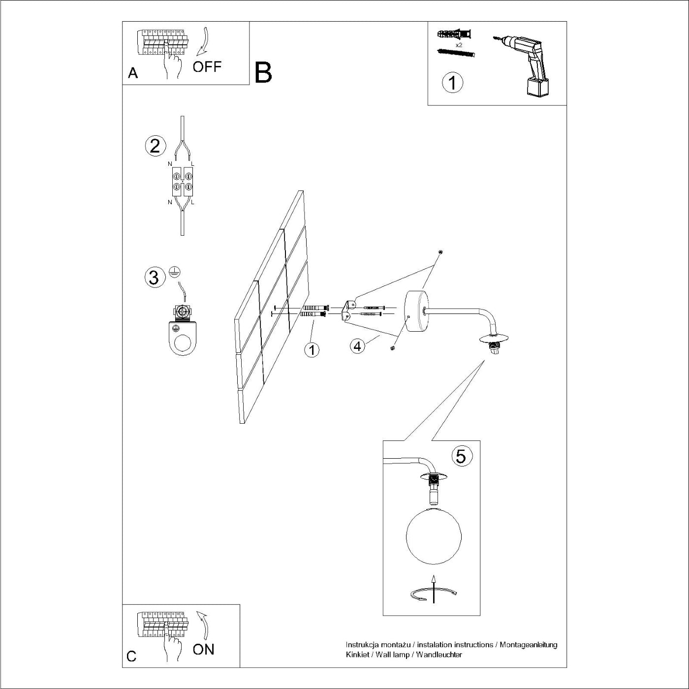 Luzara - Aplique de Pared - 1-Light - Blanco - Acero y Vidrio - G9 8W - IP20 - 10 x 22 x 21 cm - Astral