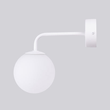 Luzara - Aplique de Pared - 1-Light - Blanco - Acero y Vidrio - G9 8W - IP20 - 10 x 22 x 21 cm - Astral