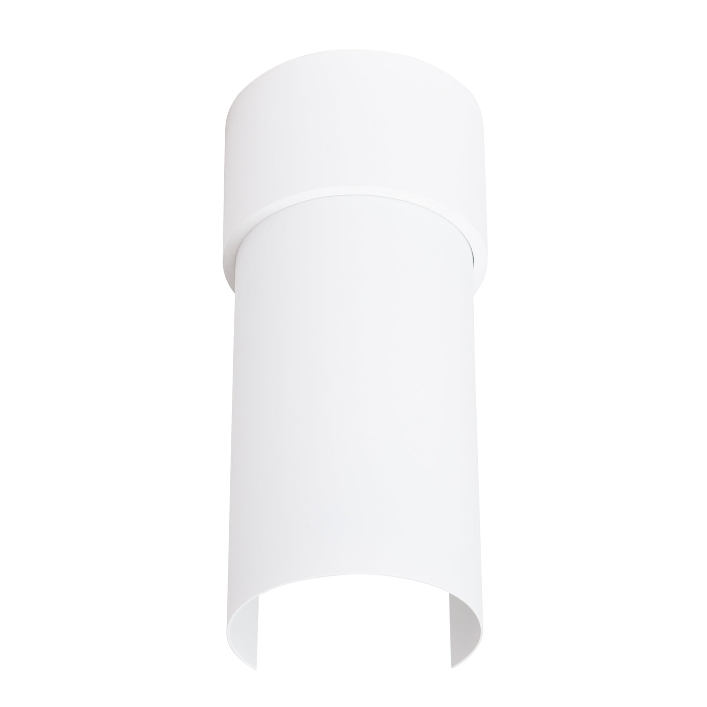 Luzara - Plafón - 1-Light - Blanco - Acero - LED - IP20 - E27 - Con Lámina Giratoria - 10 x 10 x 21 cm
