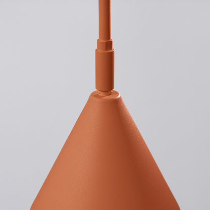 Luzara - Aplique de Pared - 1-Light - Ocre Rojo - Acero - E14 LED - IP20 - Dimensiones 14/61/30 cm - NOX