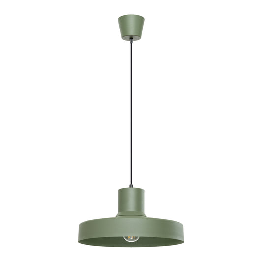 Marbella Lux - Pendant Light - 1-Light - Verde Oliva - Acero - IP20 - Dimensiones 35 x 35 x 120 cm