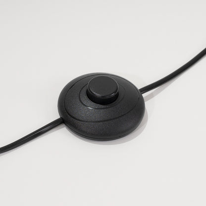 Marbella Lux - Lámpara de Pie - 1-Luz Beige/Negro - Fieltro y Acero - E27 - IP20 - 134 cm