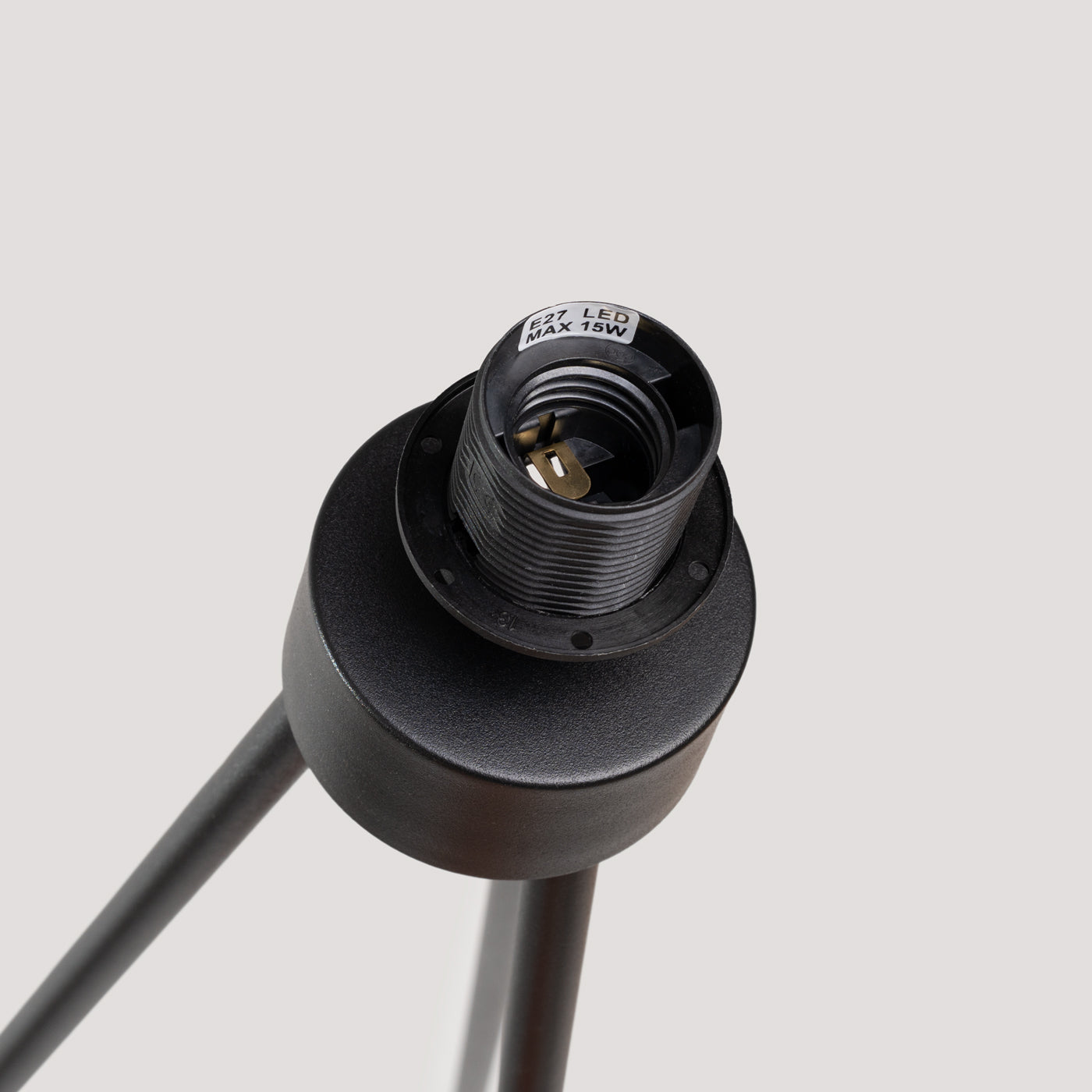 Lámpara de Pie MULA - Azul Marino/Negro - Fieltro/Acero - 1 LED máx. 15 W - E27 - IP20 - 134 cm