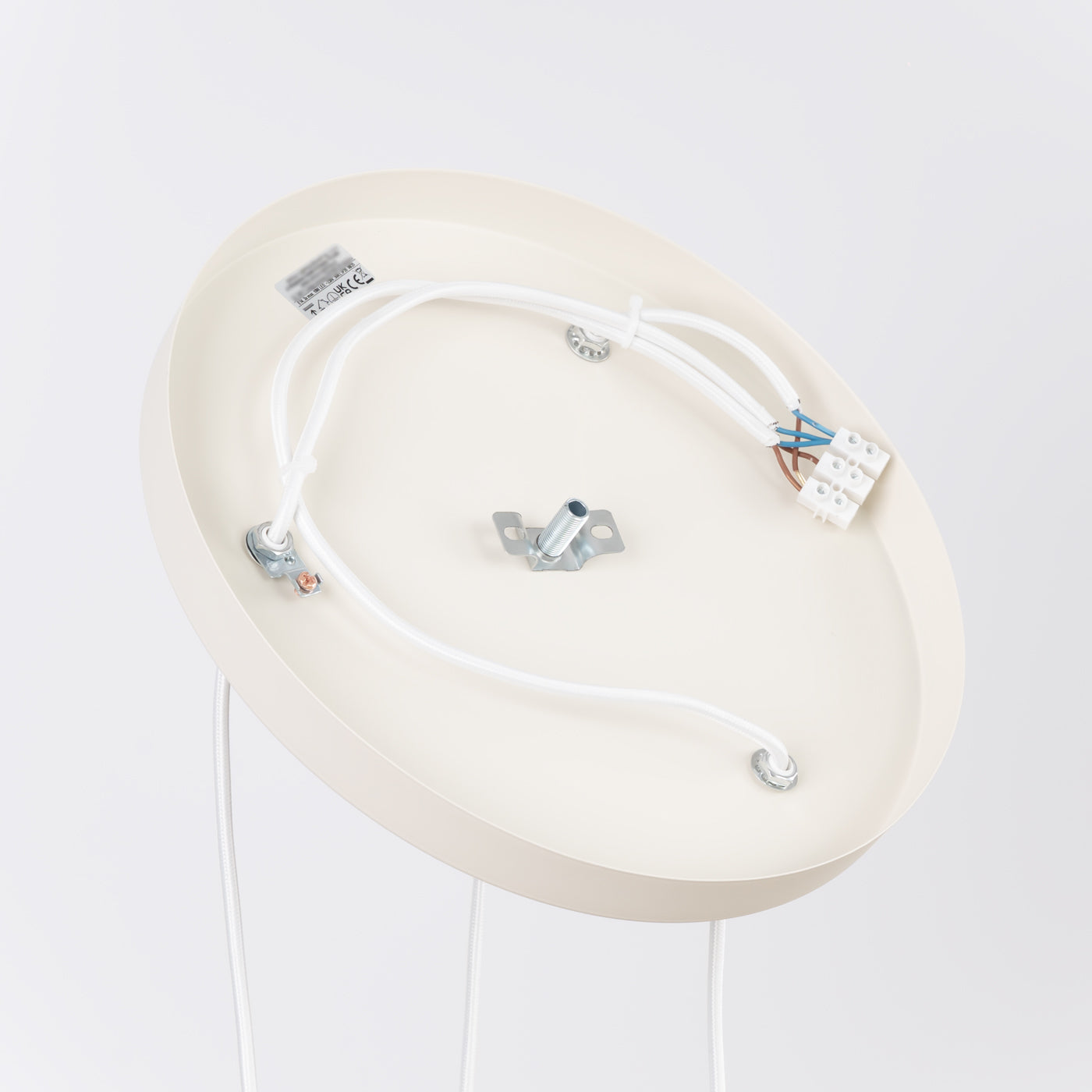 Luzara - Lámpara Colgante - 3-Light Beige - Acero/Aluminio - E14 - IP20 - Bombilla No Incluida - 30/30/120 cm